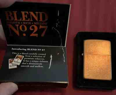 NEW Zippo Copper Marlboro Lighter New In Box / Unused 2003 USA C 03