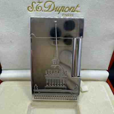 Limited S.T. Dupont Gas Lighter PETERSBURG LINE 2 BNIB ONLY 300 MADE 248/300