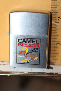 Vintage Zippo Lighter Camel GT Racing Challenge 1972 Rare Great Graphics