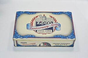 MIB Vintage Zippo 60th Anniversary Series Commemorative 6 Lighter Set 1932-1992