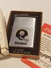 Vintage 1974 PITTSBURGH STEELERS Helmet NFL FOOTBALL Zippo Lighter Champions MIB