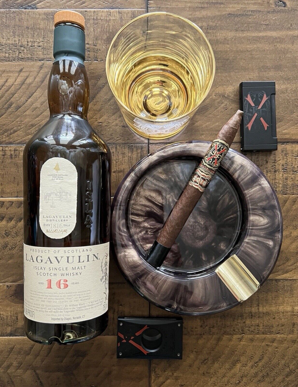 Opus X Society Lighter & Ultimo X 25th Anniversary Lighter With Cutter