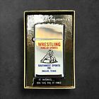 1970 Southwest Sports Zippo Lighter w/Box WCCW Fritz Von Erich World Class RARE