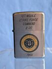 Vintage Vietnam War Zippo Lighter 1969 US ARMY SNOOPY SPECIAL FORCES MACV-SOG