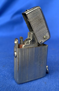 Antique German Push Button Semi-Automatic Rasp Lighter Circa 1915 WW1