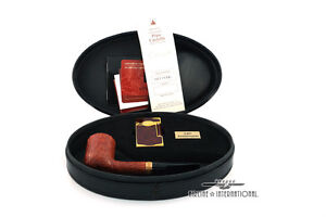 S.T. Dupont 130th Anniv. Castello Limited Edition Briar Pipe & Lighter #101/130