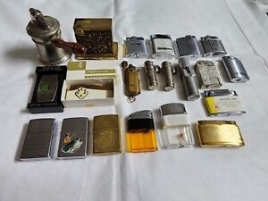 Vintage Lighter Lot Of 21 Zippo, Ronson, Nimrod, Bowers, Augusta And More. RARE