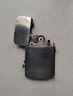 Vintage Antique RARE Early SILVER Push Button Automatic Lighter Petrol