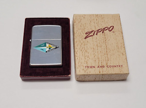 Vintage Zippo 1958 Town & Country Naval Air Weapons Lighter | NEW | VERY RARE |