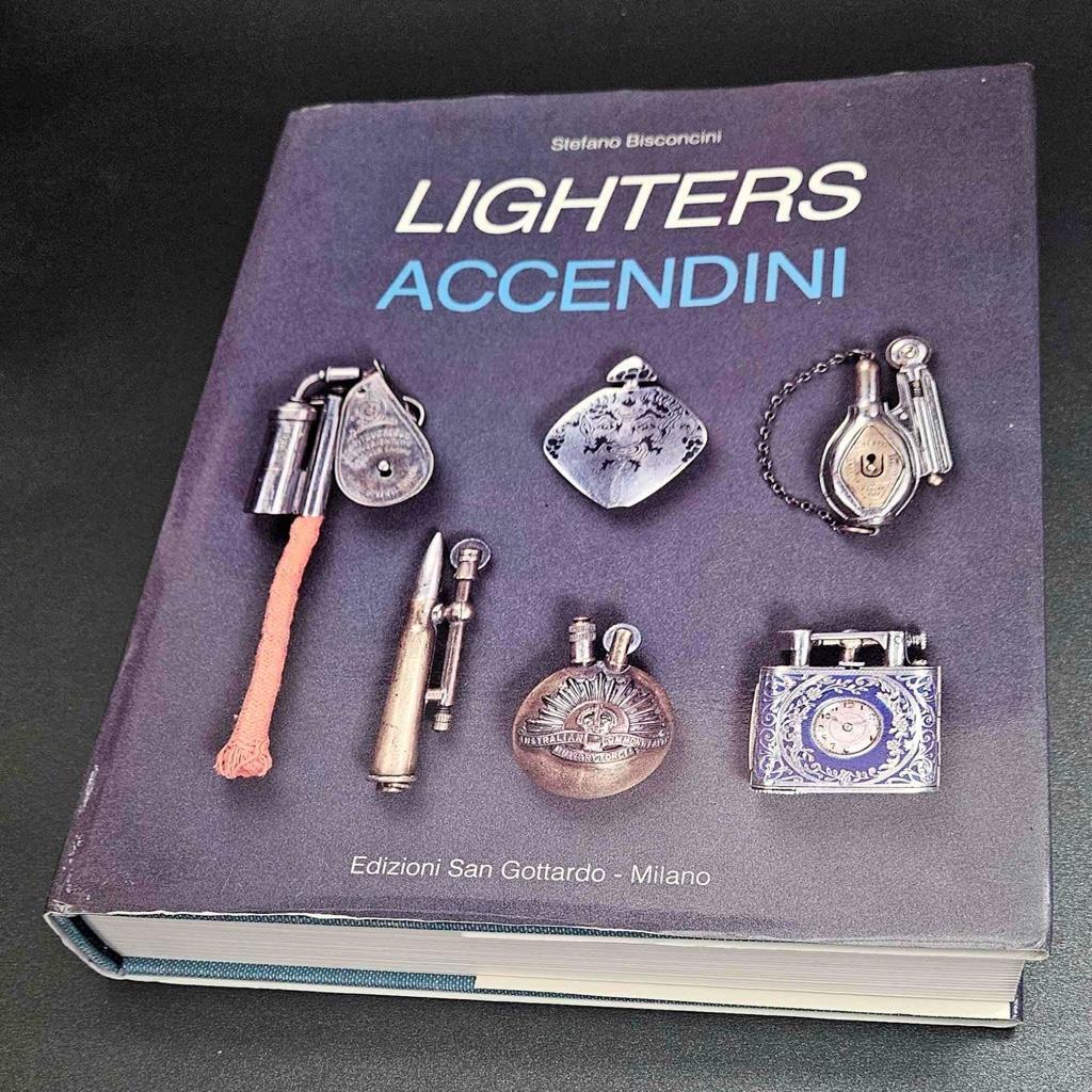 Vintage LIGHTERS ACCENDINI Stefano BISCONCINI Book & Guide Lighter Bible HC/DJ