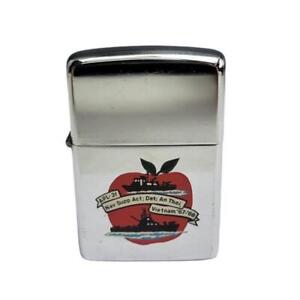 1967 Vintage Vietnam War Town & Country Paint APL-21 Naval Support Zippo Lighter