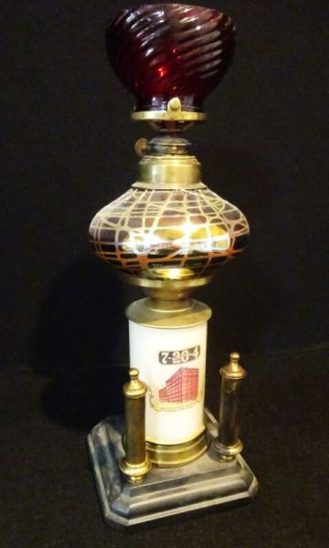7-20-4 seven twenty four cigar lighter kerosene tobacco store or saloon lamp