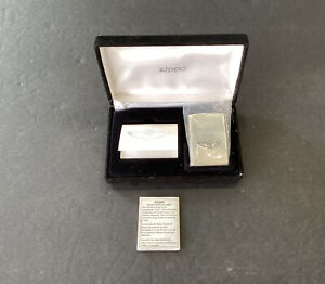 UNFIRED NEW 2003 ZIPPO HARLEY DAVIDSON 100TH ANNIVERSARY STERLING SILVER LIGHTER
