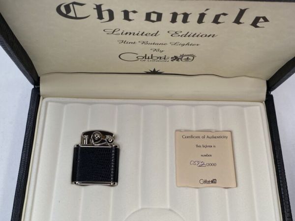 Colibri Lighter Chronicle Limited Edition #592/2000 RARE