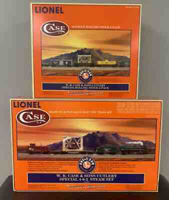ð??¥ CASE XX Lionel Train Pocket Knife Set Only 1000 Made Two Box Set
