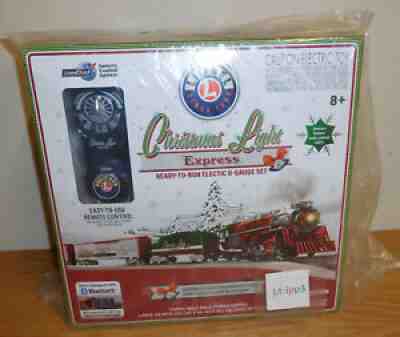 LIONEL 2023080 CHRISTMAS LIGHT EXPRESS LIONCHIEF STEAM ENGINE TRAIN SET O GAUGE