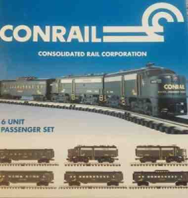 TRAIN SET CONRAIL 6 Unit Passenger O O-27 Scale k-line LIONEL engine