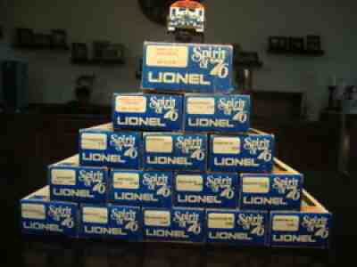 LIONEL SPIRIT OF 76 COMMEMORATIVE TRAIN SET COMPLETE