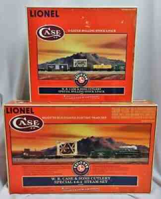CASE XX Lionel Train Pocket Knife Set Limited 2 Box Set #6-99018 #6-21781