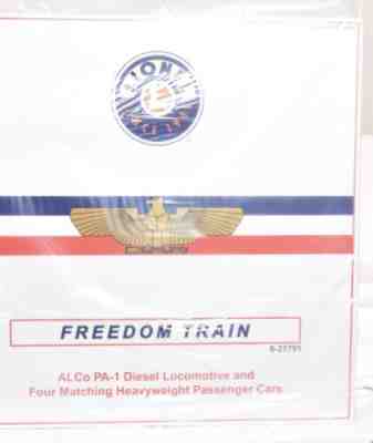 LIONEL TMCC AMERICAN FREEDOM TRAIN ALCO PA DIESEL ENGINE PASSENGER SET 6-21791!