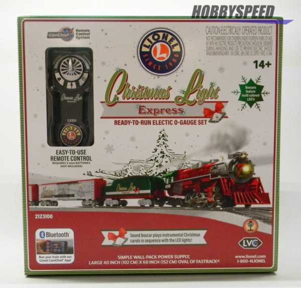 LIONEL CHRISTMAS LIGHT EXPRESS LIONCHIEF FREIGHT TRAIN SET O GAUGE 2123100 NEW