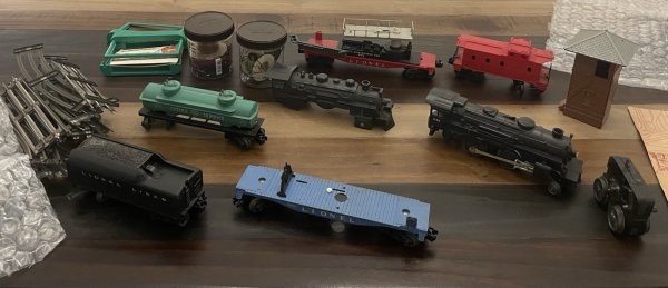 Vintage Lionel Train Set, Lots of Track, Transformer, UNTESTED Please Read