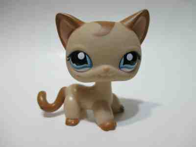Littlest Pet Shop Cat Shorthair Siamese 1024 Authentic Lps Blemished