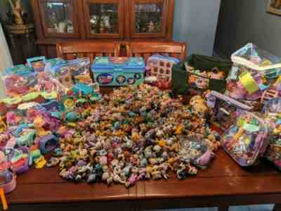 HUGE Lot Littlest Pet Shop 774 Pets RARE Dogs Cats etc lps thousands Accessories