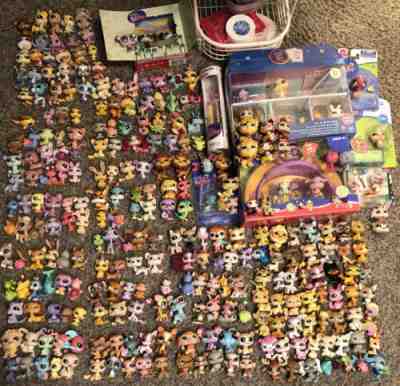 Littlest Pet Shop GIANT LOT 300+ Rarest released pets, Prototype, Variant, RARE!