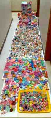 LITTLEST PET SHOP HUGE LOT 500 ANIMALS RARE MINATUATURES ACCESSORIES CASE HOUSES