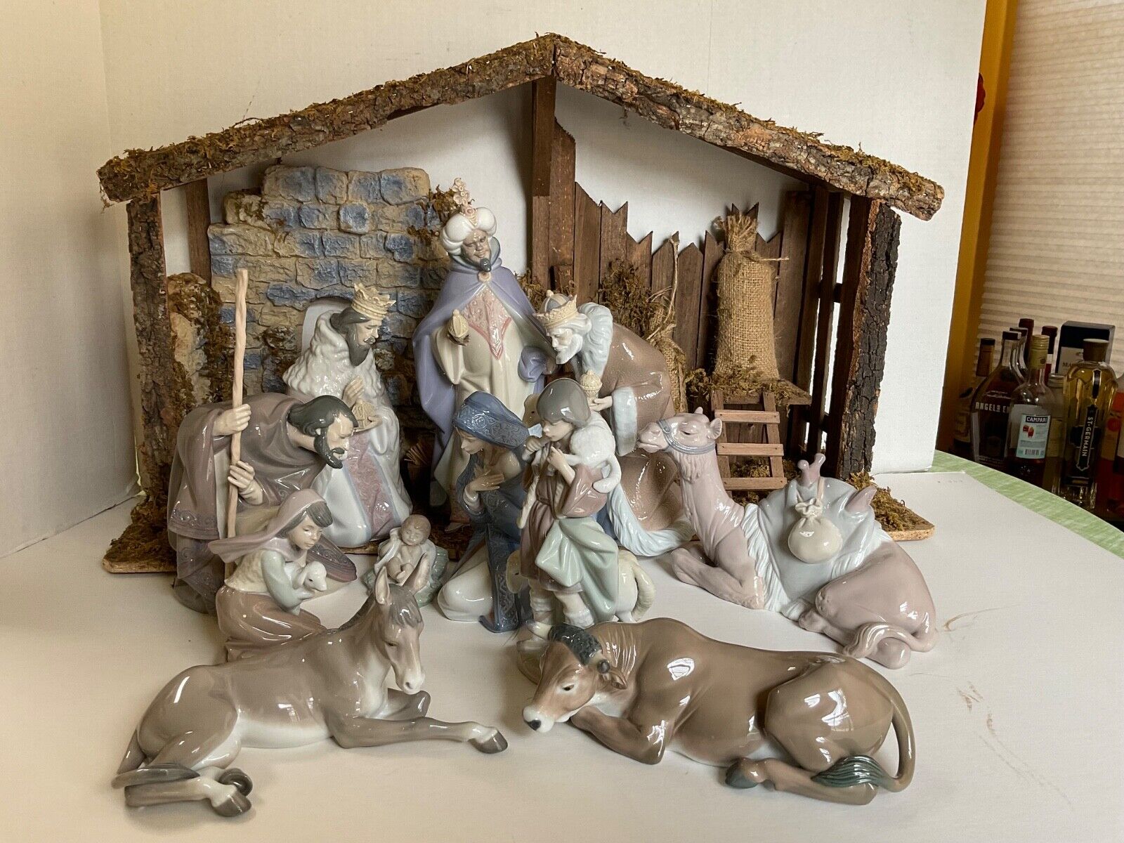 Lladro Nativity Set (11) Lladro Stable All Perfect Condition in Original Boxes