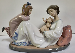 lladro mother holding baby