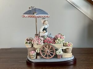 Lladro "Flowers if the Season" #1454 Signed Excellent Condition w/ Orginal Box