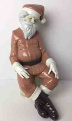 RARE Lladro NAO Sleeping Exhausting Santa Clause Figurine Spain PRISTINE 1997