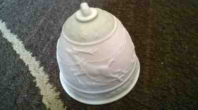 Lladro Christmas Bell Ornament 1988 Santa & Reindeer Sleigh 