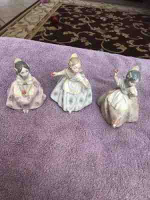 Lladro’s #’s  5372, 5373 & 5375 Rare Pieces / No Boxes