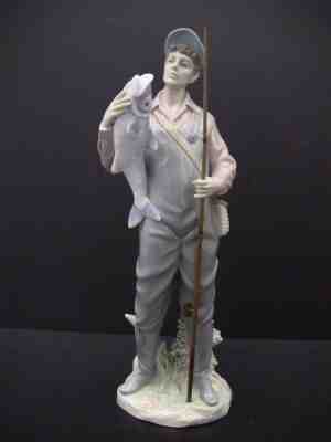 Lladro A PRICE CATCH 6466 Fisherman Figurine Retired 