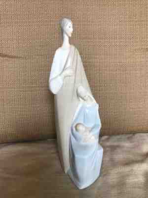 LLADRO PORCELAIN FIGURINE HOLY FAMILY NATIVITY #4585 JOSEPH MARY BABY JESUS