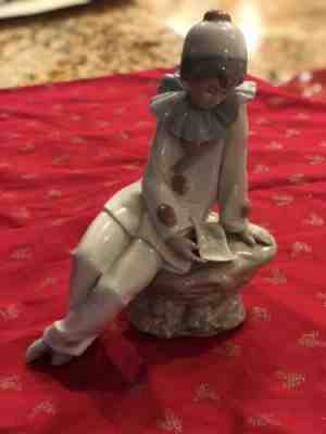 Retired Rare Nao by Lladro Figurine “LOVE LETTER” Pierrot Clown #1053 – SPAIN