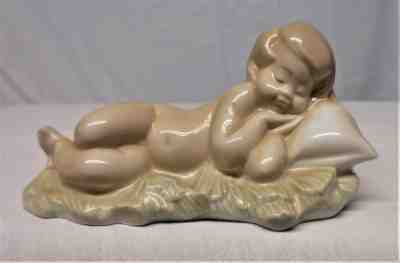 Retired LLADRO Spanish Porcelain Sleeping BABY JESUS Nativity Figurine #4670
