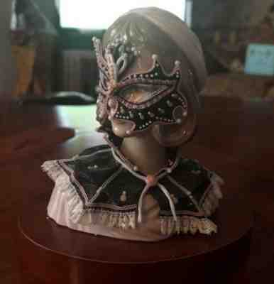 RARE Lladro Mardi Gras Bust 1 Brillo Busto Pequeno Num 1 Caprichos Original Box