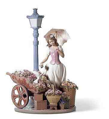  Lladro Girl 6809 with FLOWERS FOR EVERYONE  01006809  NEW IN A BOX