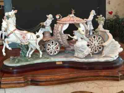 RARE LLADRO CINDERELLA.  AT THE STROKE OF 12 RETIRED LE. #89. ORIGINAL OWNER