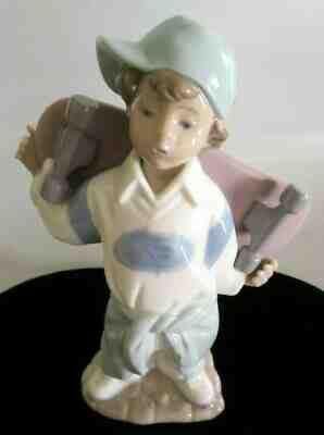 LITTLE SKATEBOARDER BOY NAO BY LLADRO #1361 PORCELAIN FIGURINE, 1998 MINT COND.