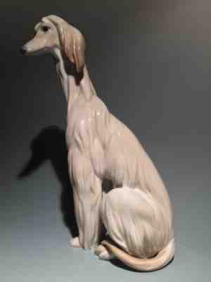 LLADRO DOG AFGHAN - large at 11.5” tall. Elegant Beauty #1069 RARE RETIRED