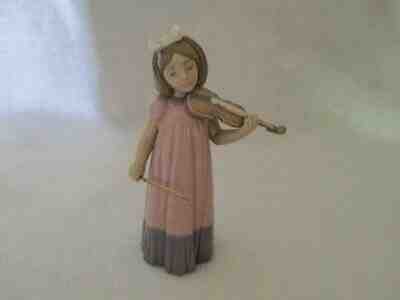 Rare And Collectible Lladro : Girl With Violin NAO Value Guide