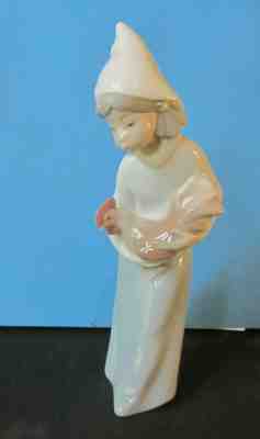 lladro woman with chicken