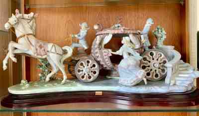 RARE LLADRO CINDERELLA AT THE STROKE OF 12 RETIRED. ORIGINAL OWNER