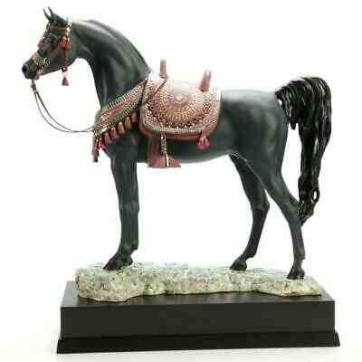 Lladro Arabian Pure Breed Black Figurine 01001919
