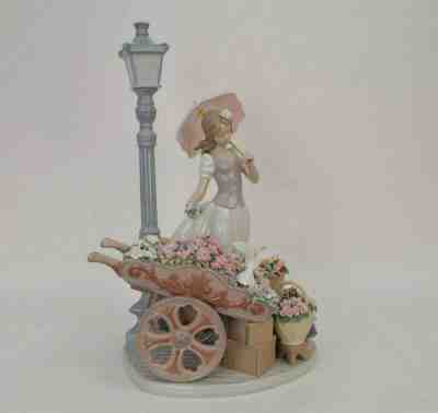 MINT Lladro Flowers for Everyone Sculpture Figurine 6809 In Original Box Girl